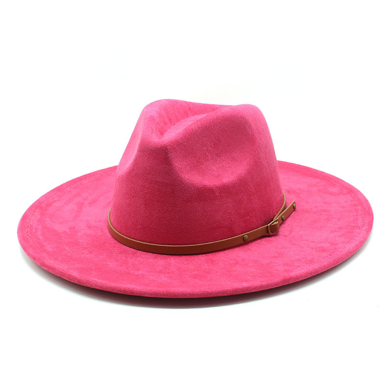 Custom 100% Australian Wool Felt Hat Body Stiff Wide Hat Wholesale Fedora Hard Brim Hats For Women