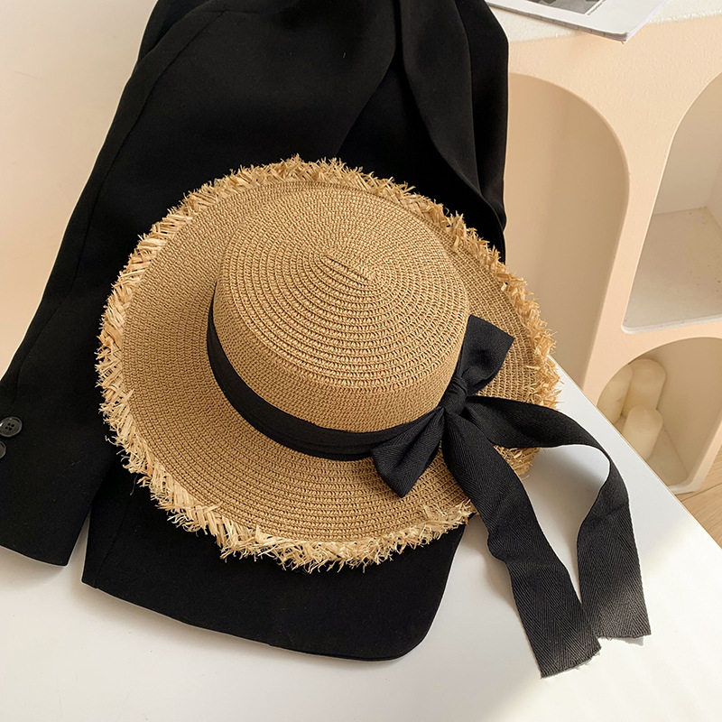 2023 New Design Floppy Summer Straw Bag- Beach Vacation Hat for Women, Large brim Tropical Travel Hat, Stylish